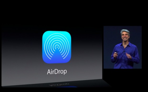iOS 7 mit Airdrop (Bild: Apple/Screenshot: Golem.de)